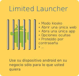 Launcher Android para aplicaciones en modo kiosko